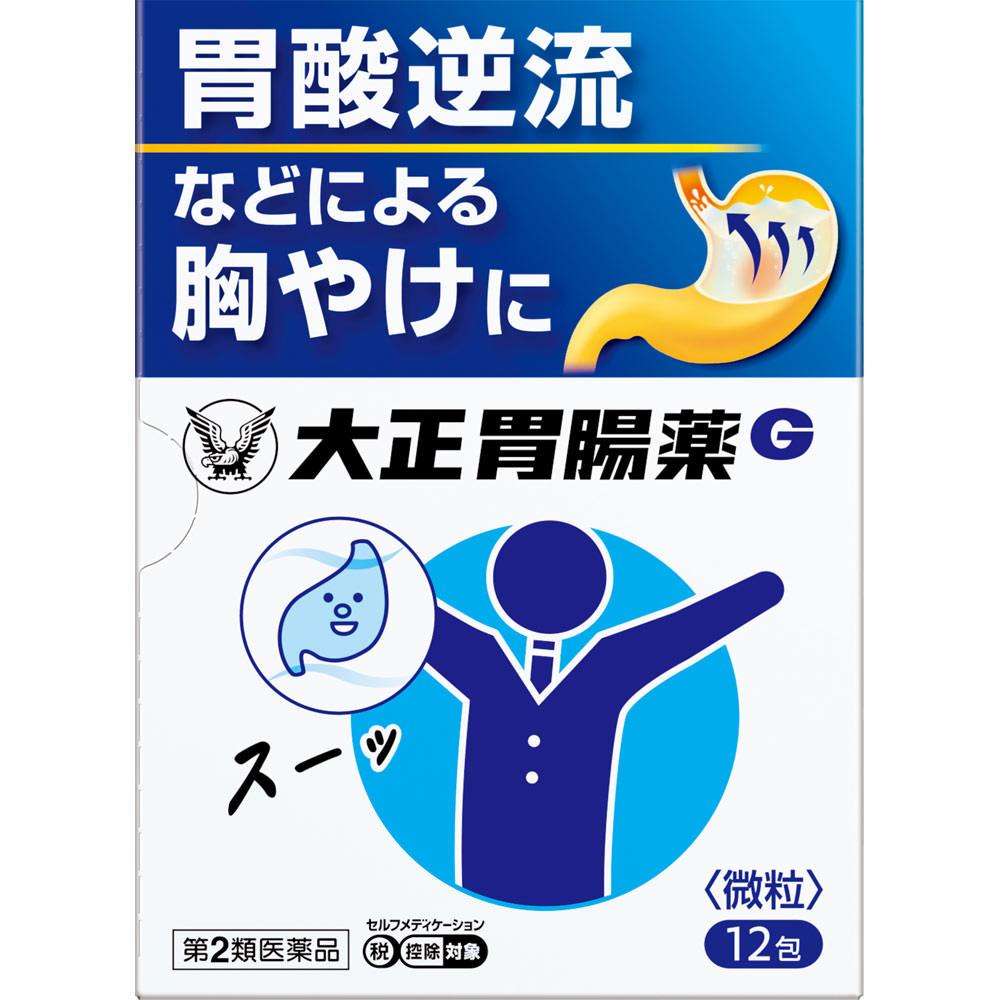

Taisho Stomach Medicine G 12 packets antacid Indications: Heartburn, stomach pain, excess stomach acid, stomach discomfort, nausea (stomach upset, nau 1