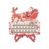 Santa Claus Decoration Calendar Wooden Christmas Decor Creative Christmas Advent Calendar  Home
