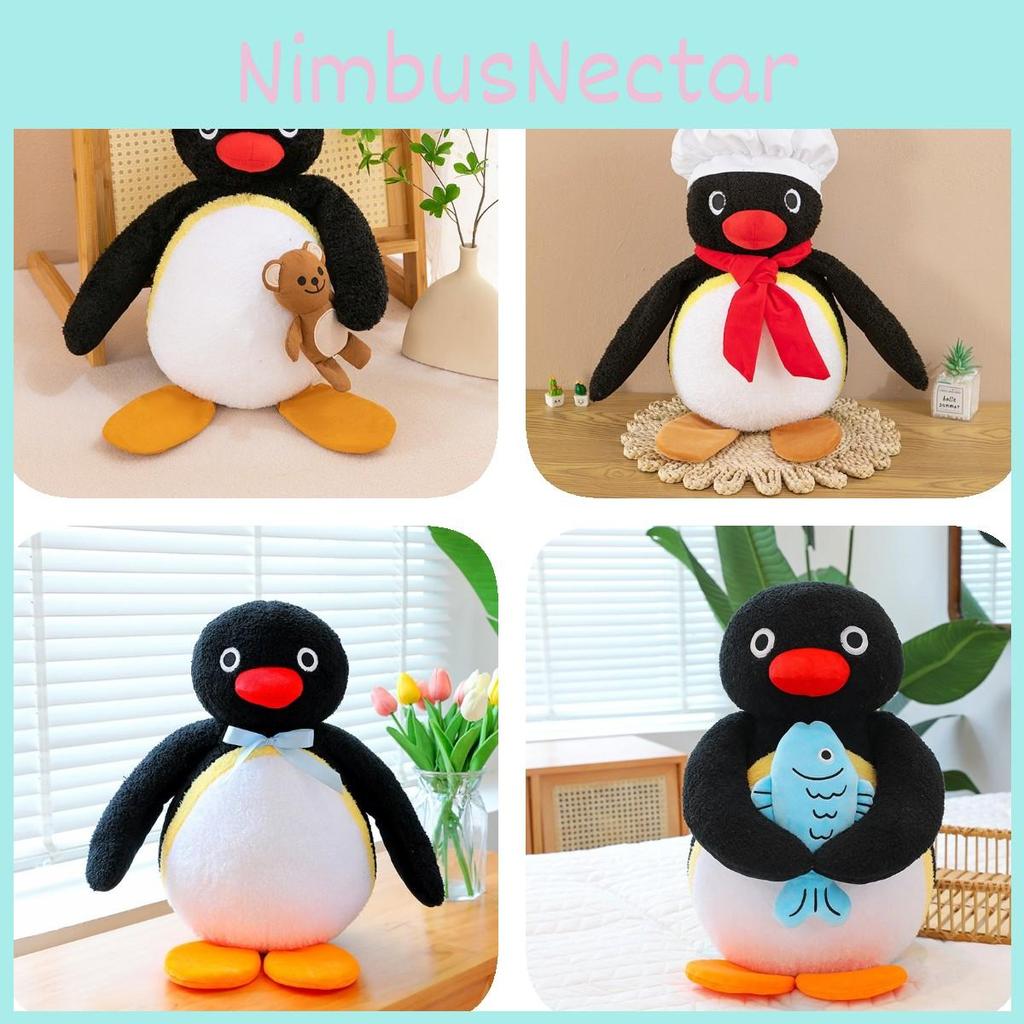 Adorable Pingu Chef Penguin Plush Toy Soft And Cute Penguin Stuffed Animal For Kids