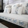 Neues chinesisches Chenille-Sofa-Kissen, universell für alle Jahreszeiten, rutschfestes Sitzkissen aus Massivholz, hochwertiger Mahagoni-Sofabezug, Vollbezug