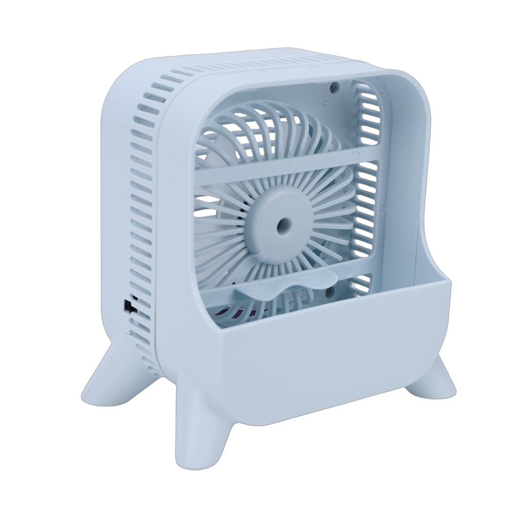 Desk Air Cooler Fan Cordless USB Rechargeable Mini Air Conditioner Fan for Bedroom Room Office Desk