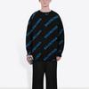 Balenciaga Pre Owned Monogram Crew Neck Sweater 625970T31781165