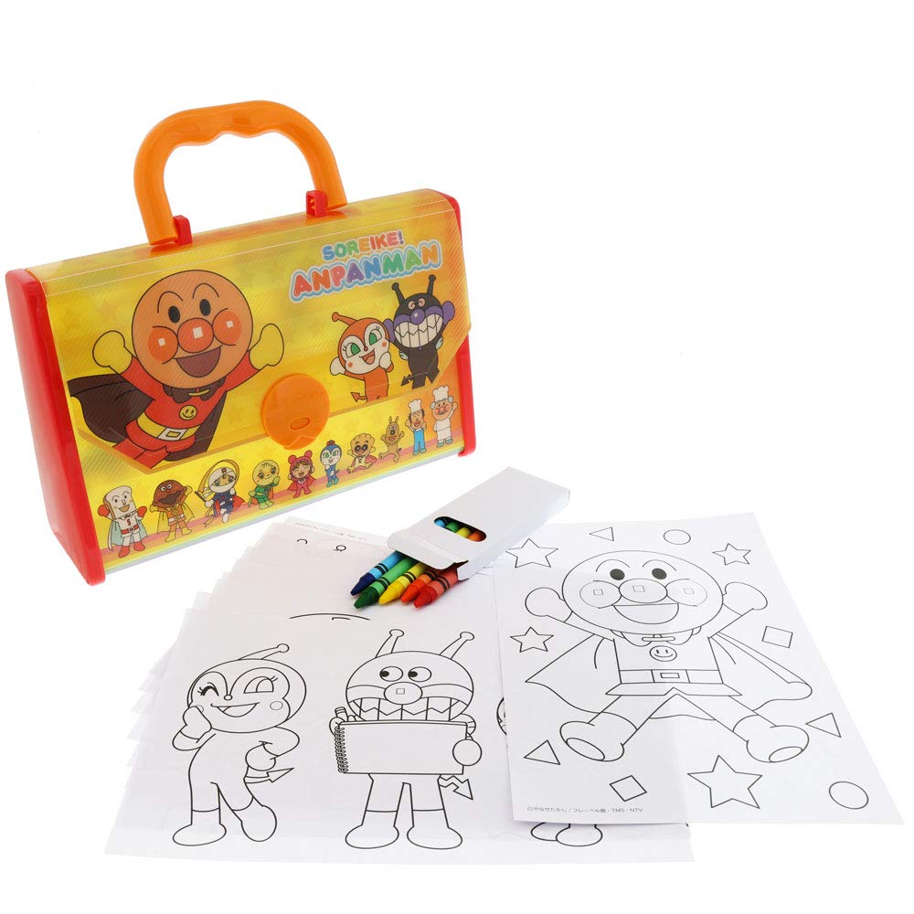 Sunstar Stationery Drawing Bag Set Anpanman Go!