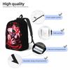Angel Dust Hazbin Hotels Teenage Backpack Gift Student Business Black Comedy Daypack for Men Women Laptop Canvas Bags