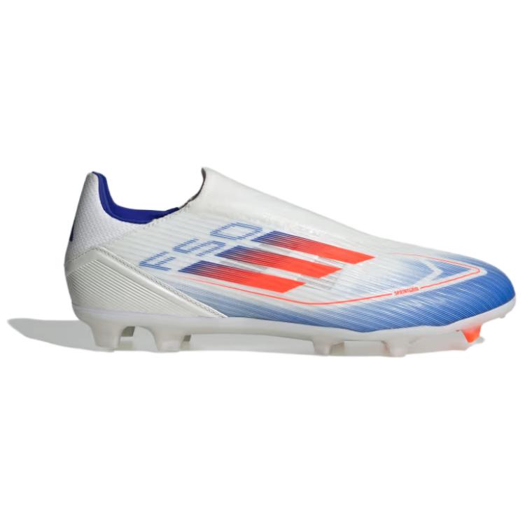 Adidas Adizero F50 League Laceless FG MG Advancement Pack Unisex Sneakers Hvit Skyhvit Solar-Rød IE0606