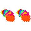 YWFAFO 160pcs Neno Sign, Fluorescent Label, Starburst Signs,Retail Signs,Sale Signs Paper for Retail Store, (6.4 x 4.8 inch (160pcs))