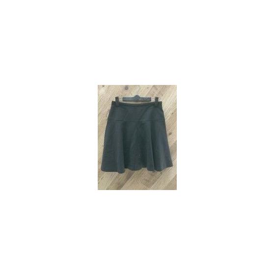 Used  BEAUTY & YOUTH UNITED ARROWS Reverse Weave Knee Length Flare Skirt M Black * [1002799594530]