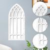 Specchio Ad Arco Decorativo Ingresso Toeletta Vetro della Finestra Arco Legno Acrilico Gotico