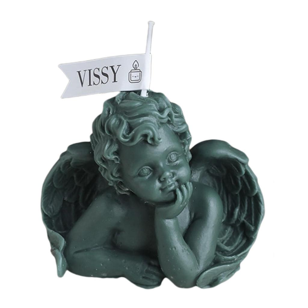 3D Cute Angel Candle Decorative Candle Bathroom Birthday Holiday Gifts 