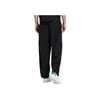 Adidas Originals Trefoil XL Loose Straight-Leg Sports Pants Unisex Bottoms Black HR3480