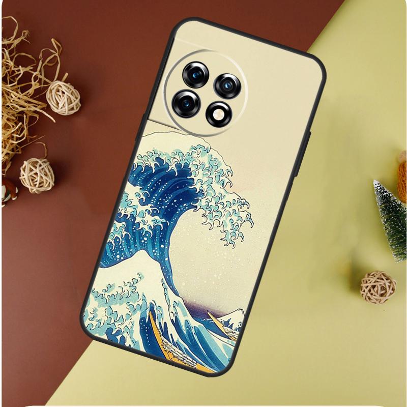 Great Wave off Kanagawa Japan For OnePlus 13 13R 12 12R 11 9 10 Pro 8T 9RT 10T 10R N20 N30 Nord CE 2 3 4 Lite Phone Case