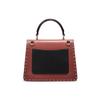 Coach Parker 23 Top Handle Camellia Studded Leather Crossbody Bag Women Handbags Brown 53349-B4NQ6