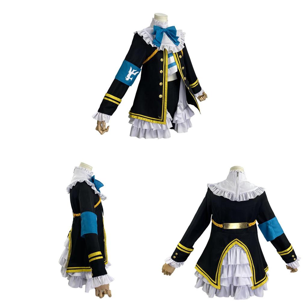 Pretty Derby Cosplay Suit With Blended Linen Fabric For Game Character Dressing