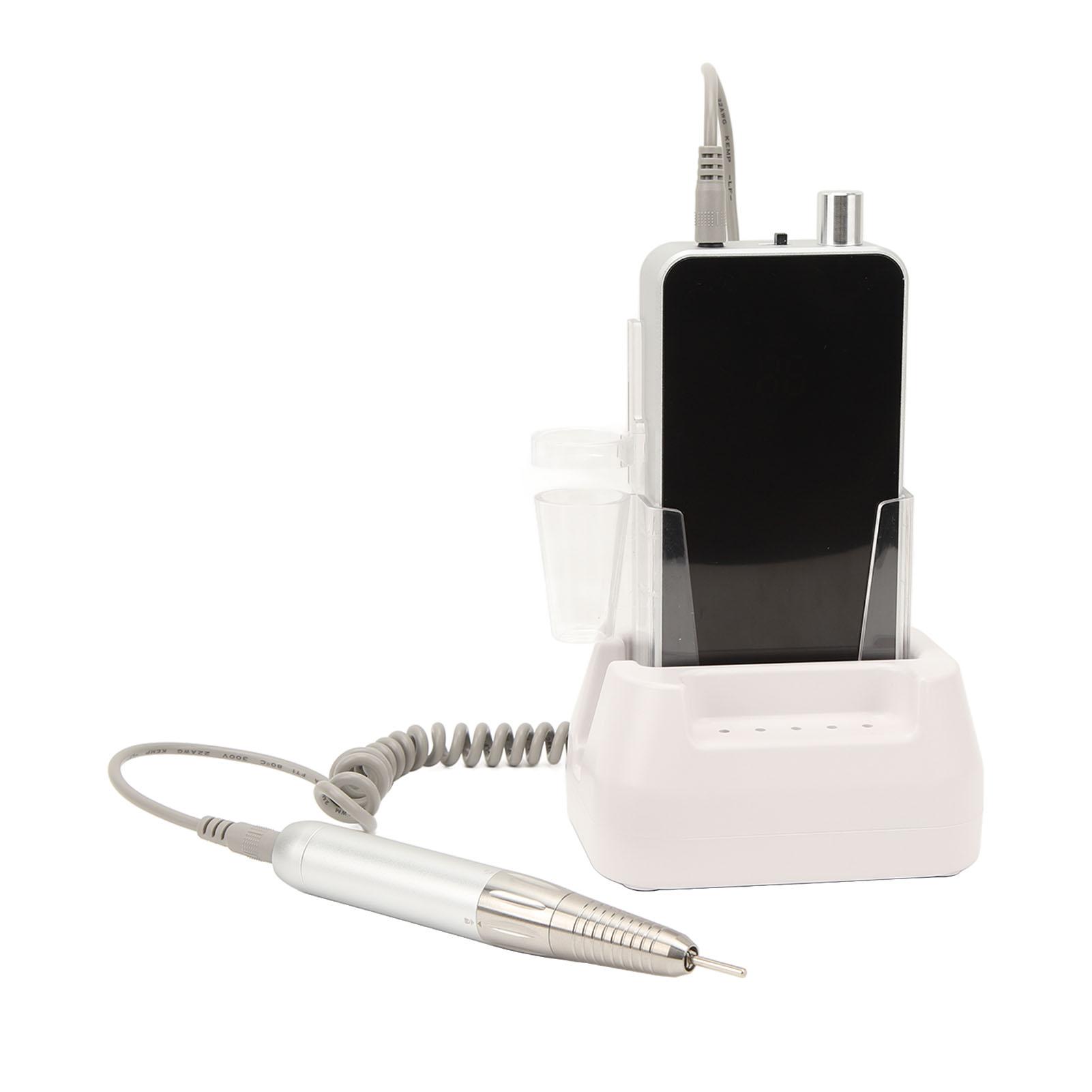 

Перезаряжаемая пилка для маникюра от 0 до 35000 об/мин, большой экран, электрическая перезаряжаемая дрель для ногтей, черная US PLUG