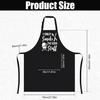 Funny Aprons for Men, Professional Kitchen Cooking Aprons with Two Pockets, Adjustable Chef Apron Bib Apron Gift