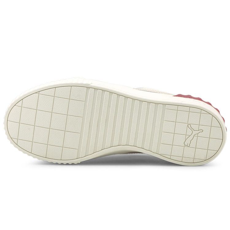 Puma Carina Lift Leather Comfortable Simple Durable Lightweight Breathable Low-Top Sneakers Women Sneakers Ivory 373031-12