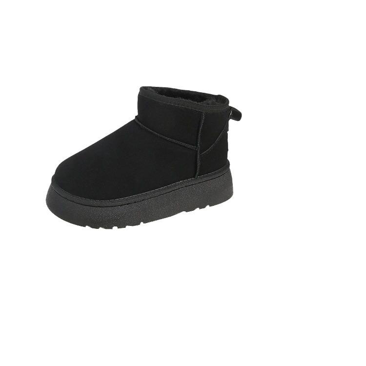 Thick-soled heightening mini snow boots for women in the winter of 2025, new thickened warm bread cotton shoes, non-slip cotton for women