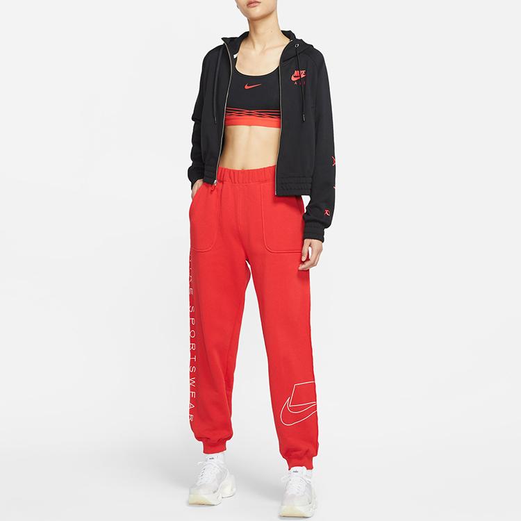 Nike Air Casual Sports Hoodie Women outerwear Black CU5443-013