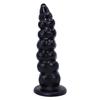 Alien Suction Cup Large Anal Plug With Tail & Beads - Erotic SM Anal Dilator