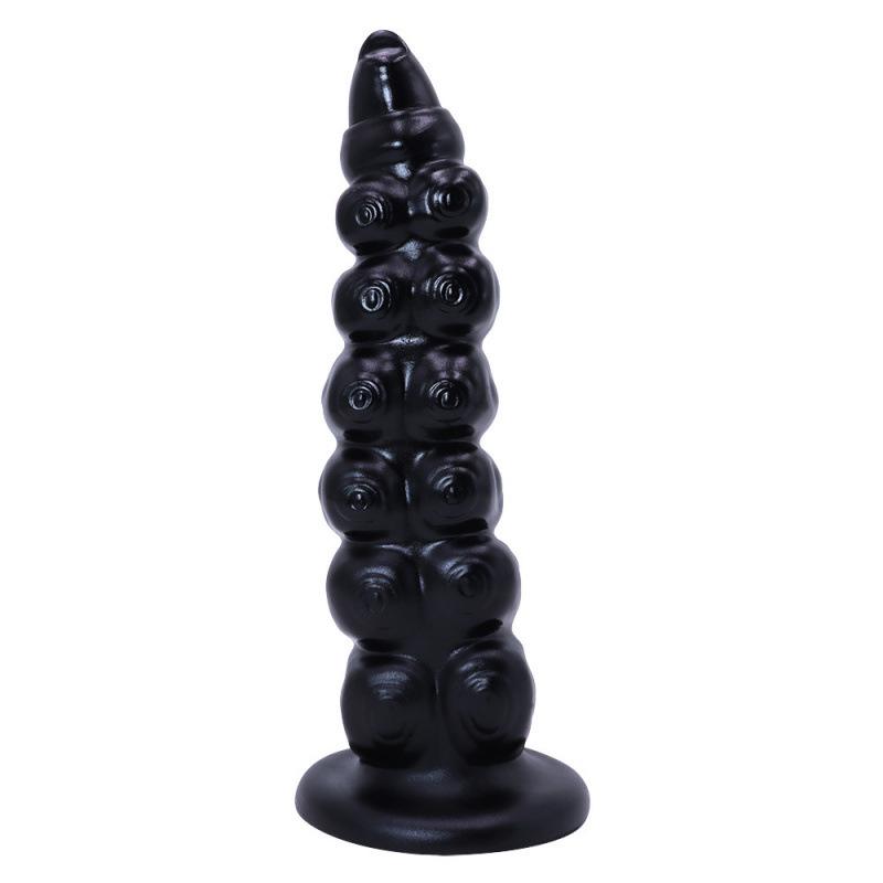 Alien Suction Cup Large Anal Plug With Tail & Beads - Erotic SM Anal Dilator