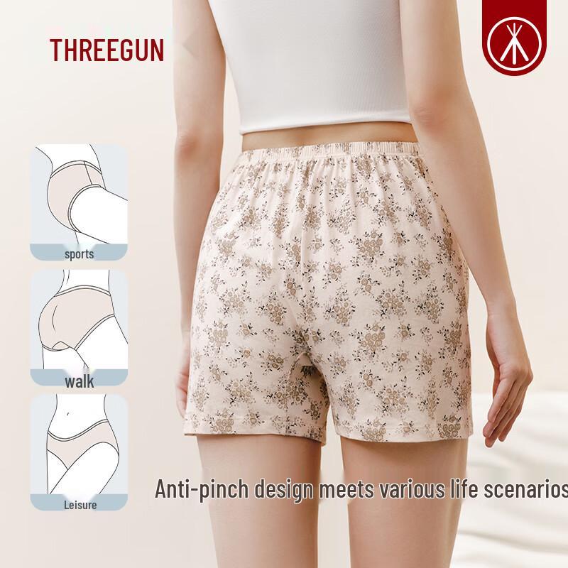 Three Guns Women's Printed Cotton Safety Boxer Briefs