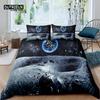 Home Living Luxury 3D Astronaut Bedding Set Duvet Cover Pillowcase Kids Bedding Set Queen and King EU/US/AU/UK Size