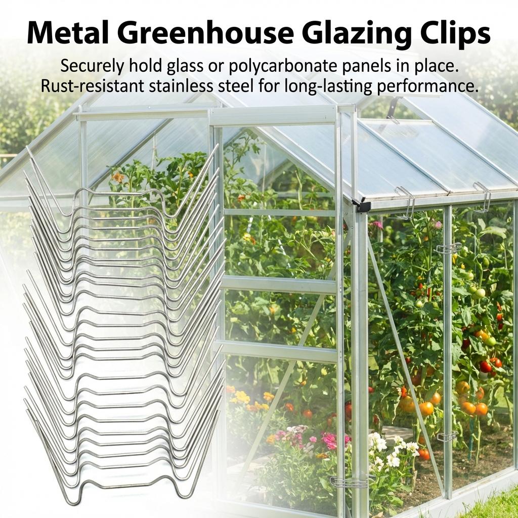 Stainless Steel Garden Nails W-Type Fixing Buckle Z-Type Hook For Greenhouse Gardening Accessories