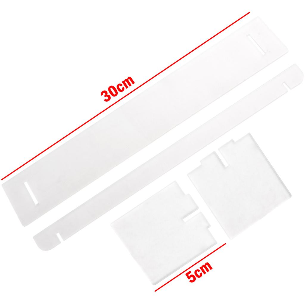 1-5Layers Jewelry Display Stand Acrylic Transparent Ladder Display Riser Rack Hand-Made Model Display Stand Home Decor Organizer