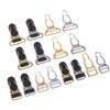 10Pcs 10/12/15/18MM Metal Adjust Buckle For Corset Leg Garter Belt Clip Hook Suspender Ends Buckles Hosiery Stocking Grips