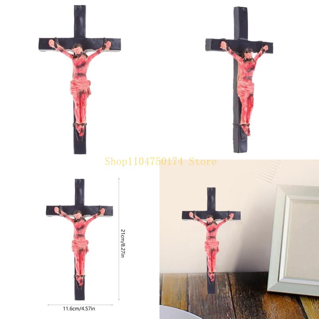 Церковный Распятие Христа На подставке Настенный Распятие Домашние Украшения топ продаж China Mainland
