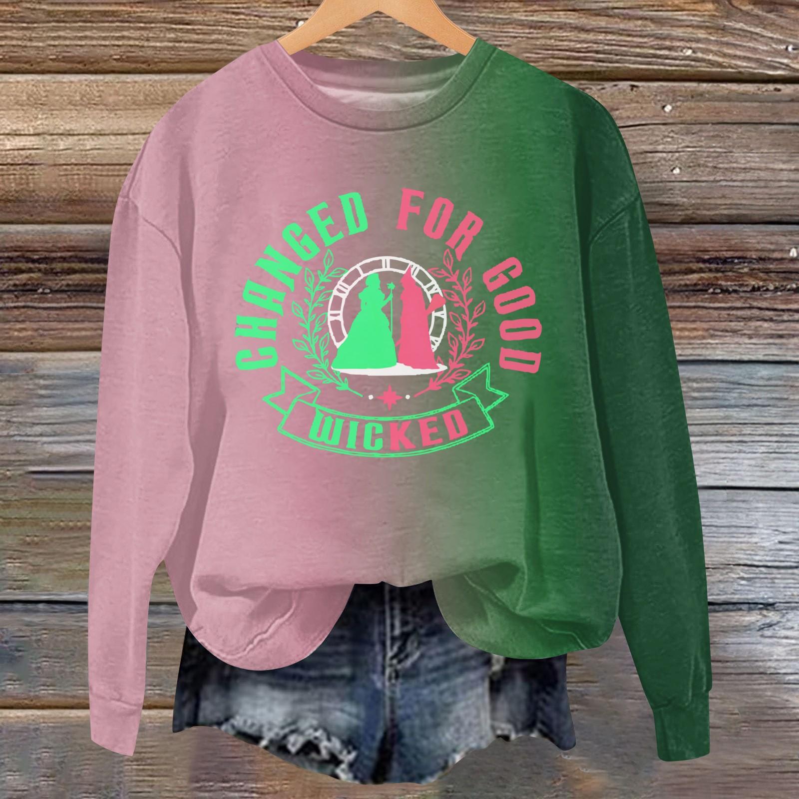 

Жіноча модна повсякденна толстовка з круглим вирізом і довгим рукавом L