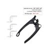 1Pcs Copper Tube Bender Tubing Bender 90°,Fuel Brake Pipe Bender Hand Tool 1/4“ 3/16” 1/8“ 3 in 1 Pipe Tubing Bender Pipe