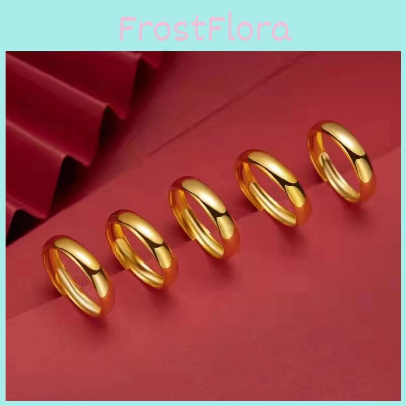 Beautifully Crafted Gold Plated Couples Adjustable Ring Simple And Elegant For All Day Wear