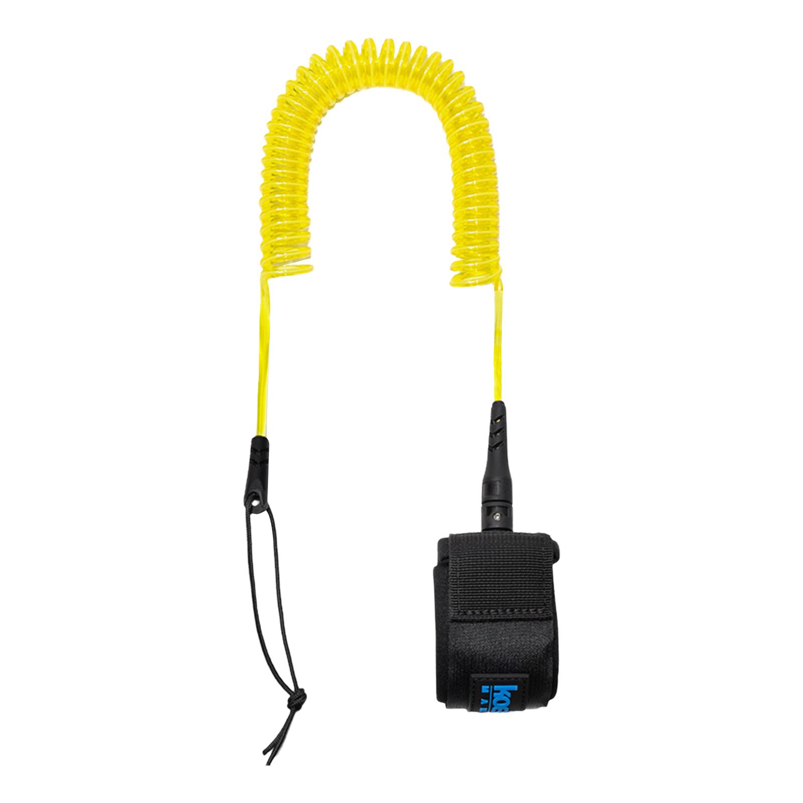 Coiled SUP Leash 10FT SUP Paddle Board Leash 5.5mm Thick Stand Up Paddle Board Leg Rope for Paddleboard Shortboard Longboard