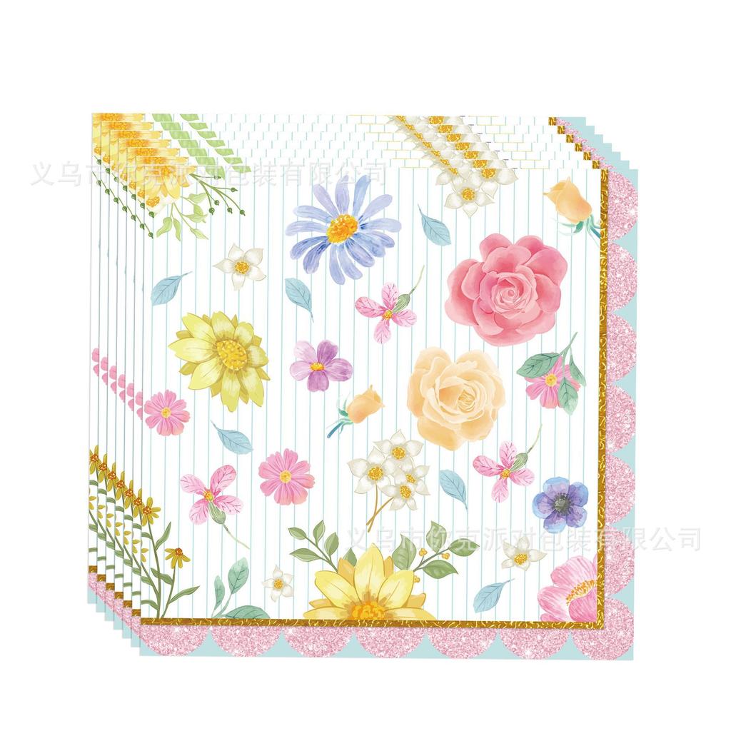 Afternoon Tea Party Tableware, Tea Party Plates, Paper Cups, Tablecloths, Birthday Decorations