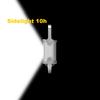 COB LED Outdoor Mini Flashlight 1200LM Portable Flashlight Keychain Power Display Hanging Flashlight Keyring for Night Running