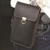 Genuine Leather Waist Bag, Top Layer Cowhide Leather Belt, Mobile Phone Bag, Outdoor Work Waist Hanging Bag, Lightweight Cowhide Leather Bag