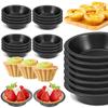 2Pcs Round Pie Baking Pan Carbon Steel Bread Pan Household Tart Mold  Hamburger