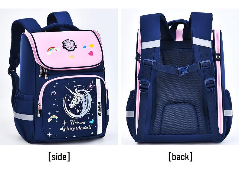 Rucsac de Mare Capacitate cu Protecție pentru Coloană Vertebrală pentru Băieți și Fete, Clasele 1-6, Vârste 6-12