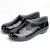 Low-top spring and autumn jelly waterproof shoes fashion rain shoes women's summer kitchen work rubber shoes outer wear non-slip shoes adult