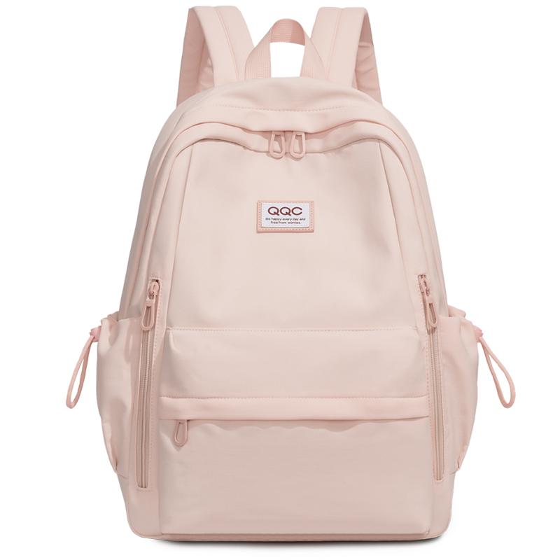 Women's Large Capacity Reduced-Burden Durable Backpack Junior High School Students Multi-Layer Multi-Pocket Schoolbag