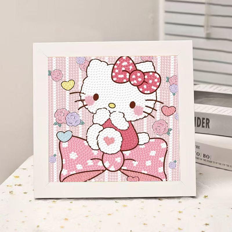 High-End Diamond Painting Diy Van Gogh Starry Sky Cat Creative Handmade Toy Table Decoration Diamond Painting With Frame