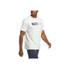 Adidas Worldwide Hoops City Graphic Tee Off White Men Streetwear IN6375