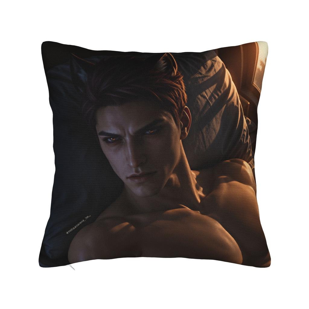 V-Valko L-Love and Deepspace Pillow Cover Novelty Pillow Case For Living Room Bed Chair Soft Pillowcases Birthday Gift