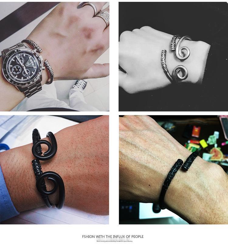 Wukong Ruyi Jingu Bang Bracelet: Monkey King Mythology Inspired 3D Metal Jewelry from Journey to the West