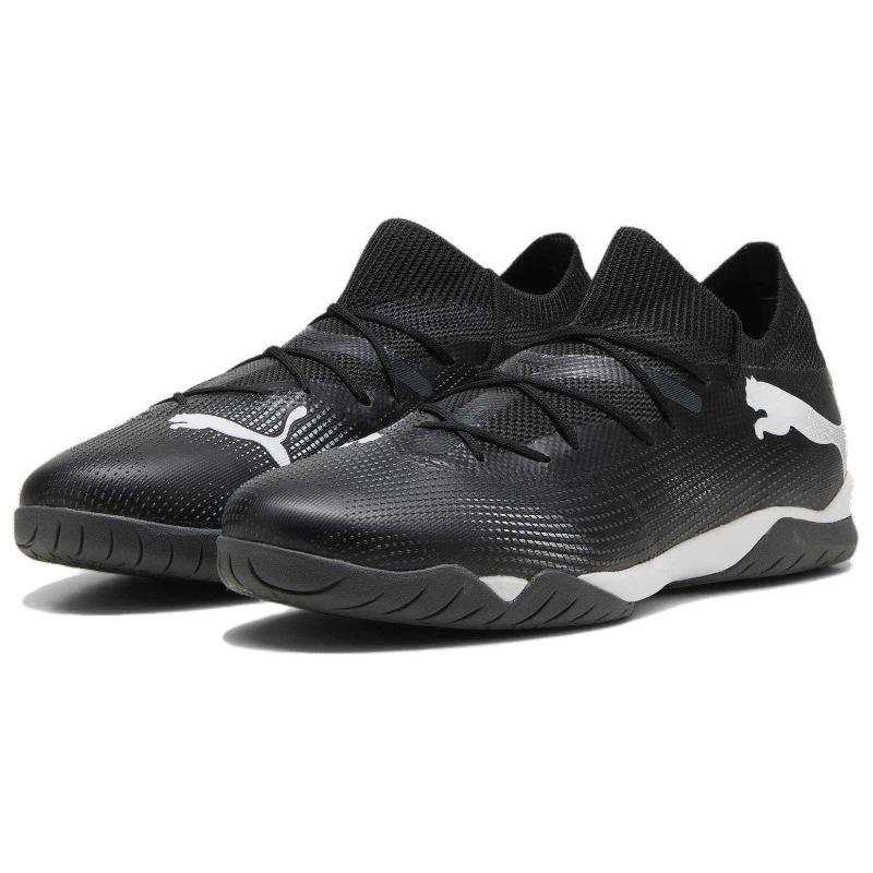PUMA Future IC IN Mens Football Shoes Black White 107721-02