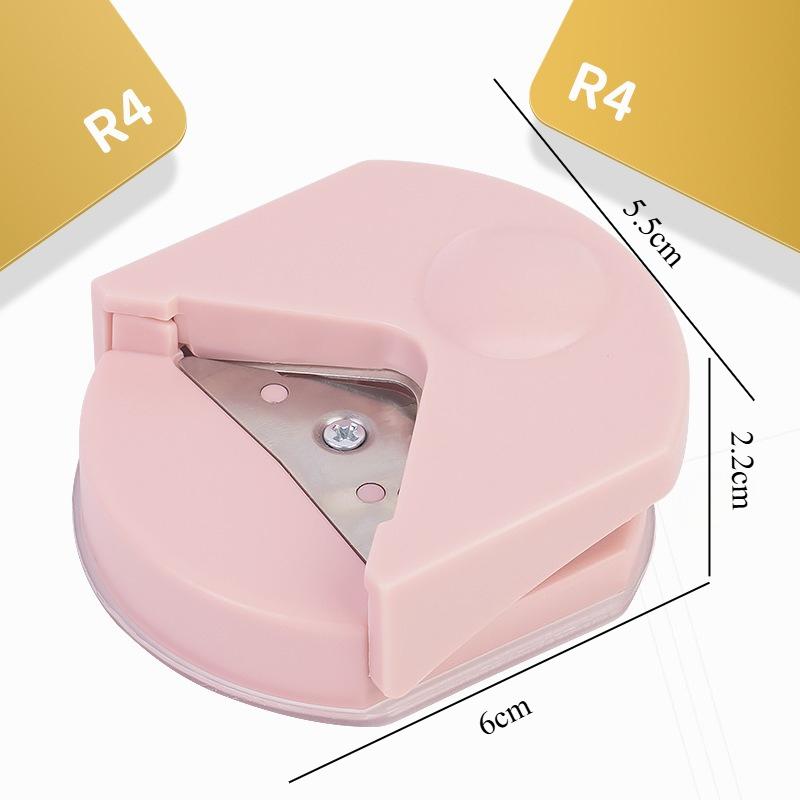 Paper Cutter Circle Corner Cut line cut Mini Press Hand Plastic Rotary Students Hand Table Cutting Paper Cutter Craft Projects