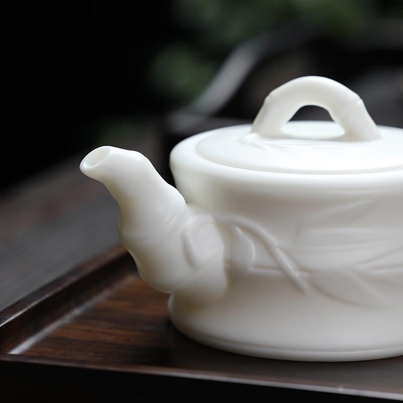 MULTIPOTENT Jade White Ceramic Kung Fu Teapot