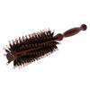 Antistatic Curling Hair Care Comb Round Wooden Handle Curly Brush Styling Hairdressing DIY Tool