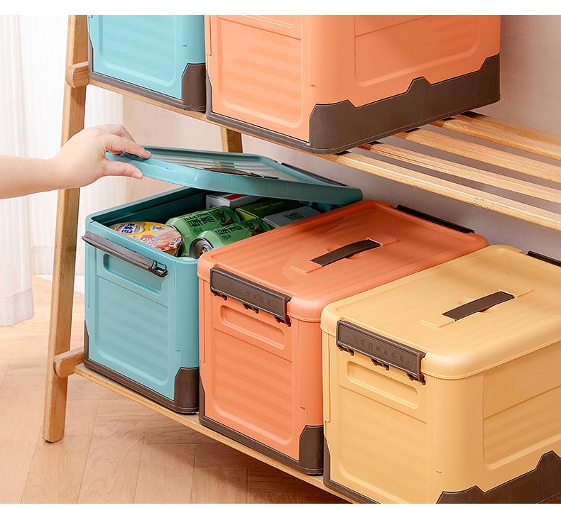 Large Capacity Foldable Organizer Box for Underwear, Socks, Tableware, and More